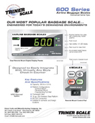 Airport Baggage Scale Brochure