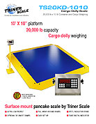 CS2010 2'x2' Legal For Trade Floor / Pallet Scale w/ Indicator Package