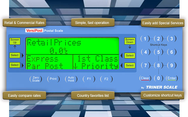 Triner VP-70 USPS Postal Scale